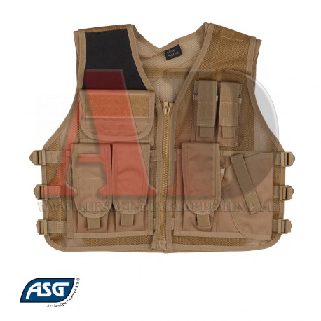 Strike systems - Gilet Tactical Recon desert TAN