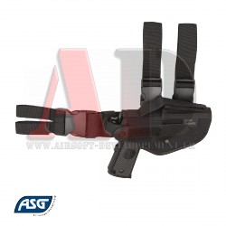 11968 ASG STRIKE SYSTEMS - Holster de cuisse STI CZ STEYR noir