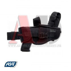 11966 ASG STRIKE SYSTEMS - Holster de cuisse MK23 socom, DE50 AE noir