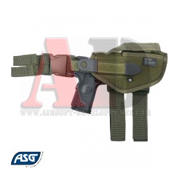 17319 ASG STRIKE SYSTEMS - Holster de cuisse gauche STI CZ STEYR BERSA vert OD