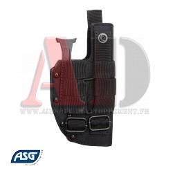 16284 ASG STRIKE SYSTEMS - Holster de ceinture Molle noir