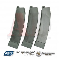 ASG - Pack de 3 chargeurs - CZ Scorpion EVO 3-A1 - 75 Billes - Réf : 17844