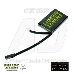 SOLO2 ENERGY AIRSOFT - Battterie LiPo 7,4V 1500Mah 20C