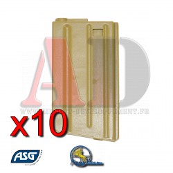 FDS - Chargeurs - M4,M15,M16, 20 billes - Pack de 10 chargeurs TAN